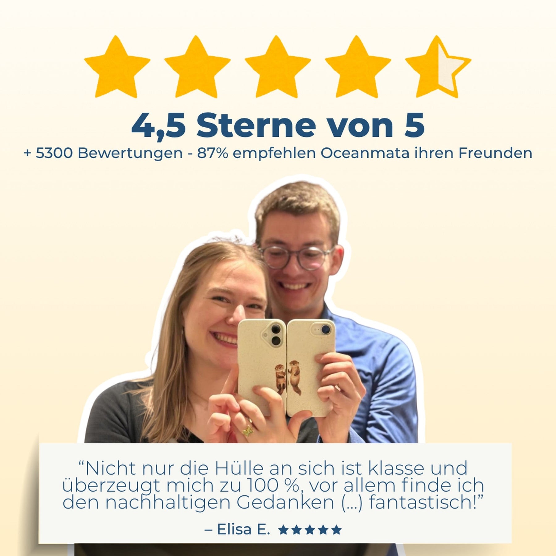Nachhaltige Handyhülle Samsung S26 Tentacletheory aus Ocean Plastic — Kundenbewertungen & Sterne-Rating