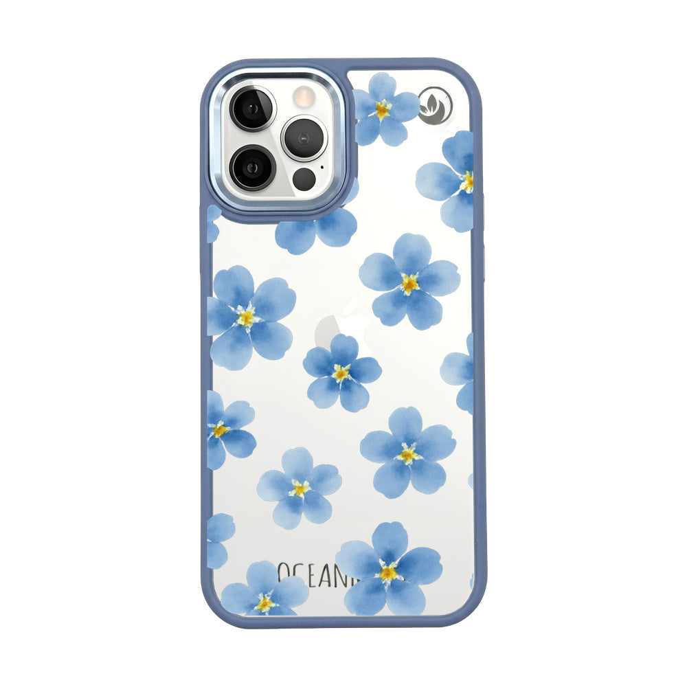 iPhone 12 pro / iPhone 12 Hülle - vergissmeinnicht - "forget-me-not" - nachhaltig