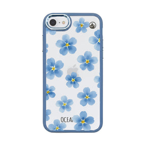 iPhone SE/7/8 Hülle - vergissmeinnicht - "forget-me-not" - nachhaltig
