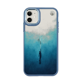 iPhone 11 Case - Freedive Blue - "Freedive" - ​​sustainable