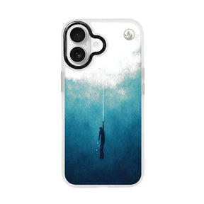 Nachhaltige Handyhülle iPhone 17 Freedive aus Ocean Plastic — Vorderseite