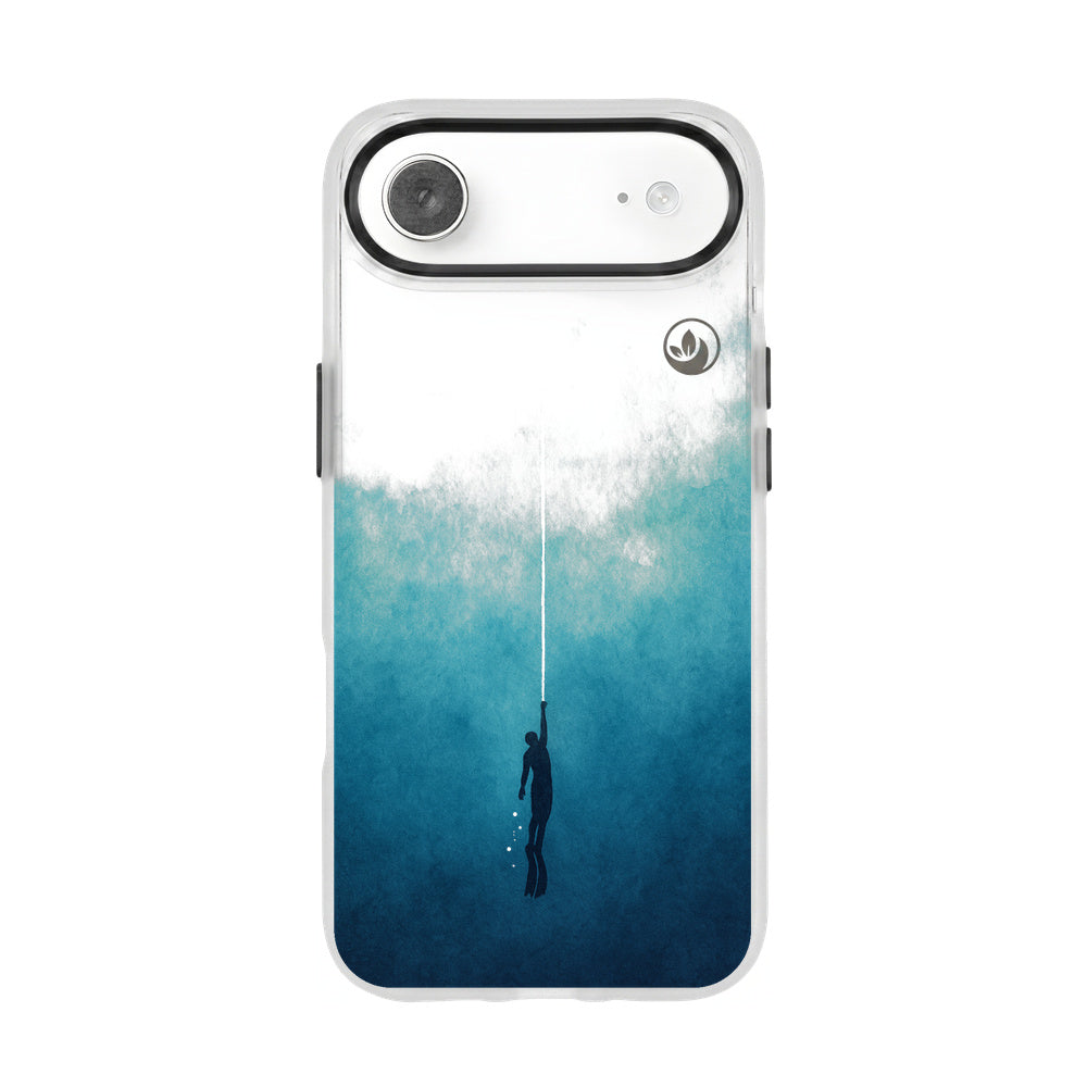 iPhone 17 Air Hülle - Freedive blau - "Freedive" - nachhaltig