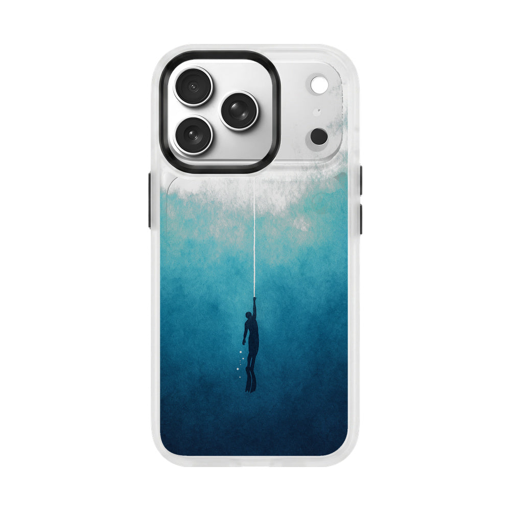 iPhone 17 pro Hülle - Freedive blau - "Freedive" - nachhaltig