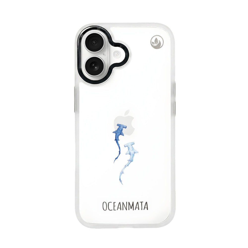 iPhone 17 Hülle - hai blau - "Hammerhead" - nachhaltig