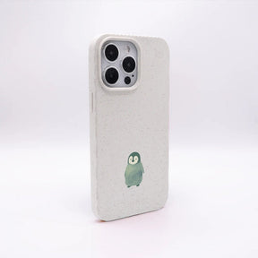 Biologisch abbaubare Handyhülle iPhone 17 Air Happypinguin — kompostierbar — Rückseite