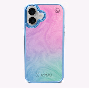 iPhone 16 Hülle - "Colored Marble" - nachhaltig