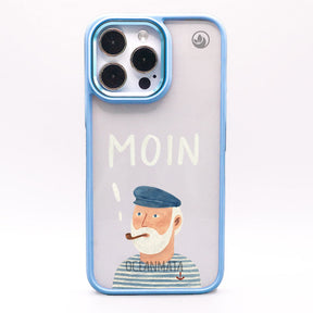 iPhone 16 pro max Hülle - Moin blau - "Ostfriese" - nachhaltig