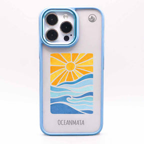 iPhone 16 pro max Hülle - Meer blau - "Sun&Sea" - nachhaltig