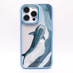 iPhone 14 pro Hülle - Walhai blau - "DeepWater" - nachhaltig