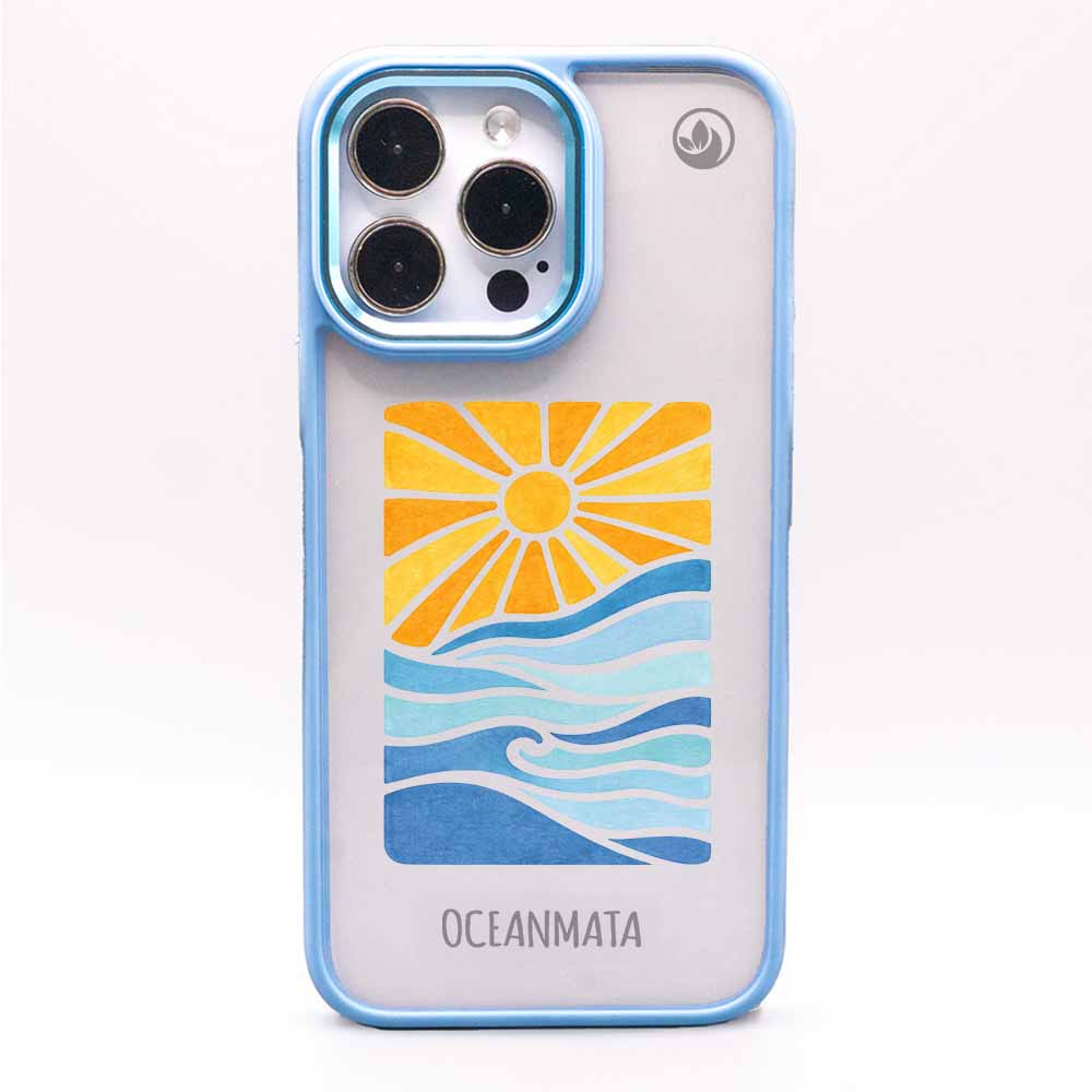 iPhone 14 Hülle - Meer blau - "Sun&Sea" - nachhaltig