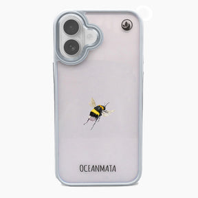 iPhone 17 Hülle - Hummel blau - "Bumblebee" - nachhaltig