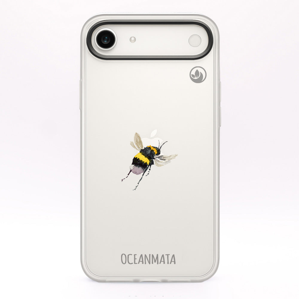 iPhone 17 Air Hülle - Hummel blau - "Bumblebee" - nachhaltig
