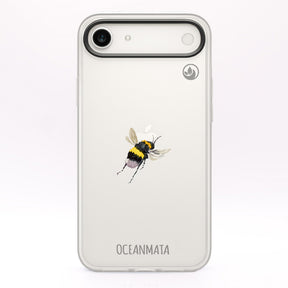 iPhone 17 Air Hülle - Hummel blau - "Bumblebee" - nachhaltig