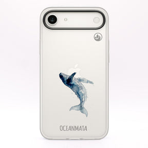 iPhone 17 Air Hülle - Wal blau - "Joy" - nachhaltig