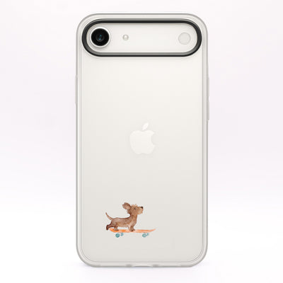 iPhone 17 Air Case - Skater Dog blue - "SkaterBoi" - sustainable