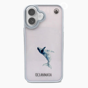 iPhone 17 Hülle - Wal blau - "Joy" - nachhaltig