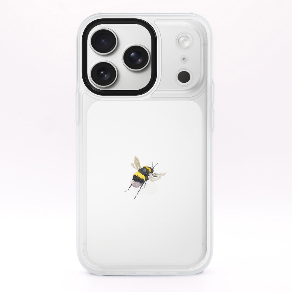 iPhone 17 pro Hülle - Hummel blau - "Bumblebee" - nachhaltig