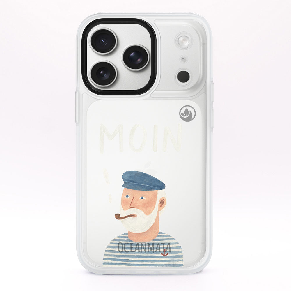 iPhone 17 pro Hülle - Moin blau - "Ostfriese" - nachhaltig