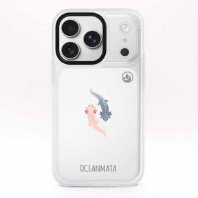 iPhone 17 pro Hülle - Axlotl blau - "Axl" - nachhaltig