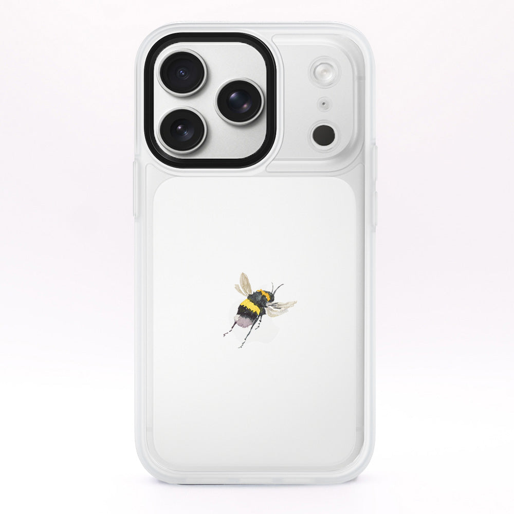 iPhone 17 pro Hülle - Hummel blau - "Bumblebee" - nachhaltig