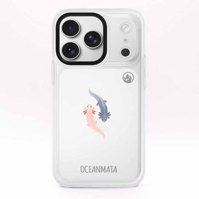 iPhone 17 pro max Hülle - Axlotl blau - "Axl" - nachhaltig