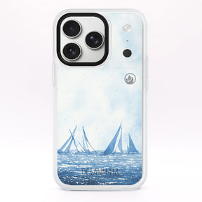 iPhone 17 pro max Hülle - segeln blau - "BlueHorizon" - nachhaltig