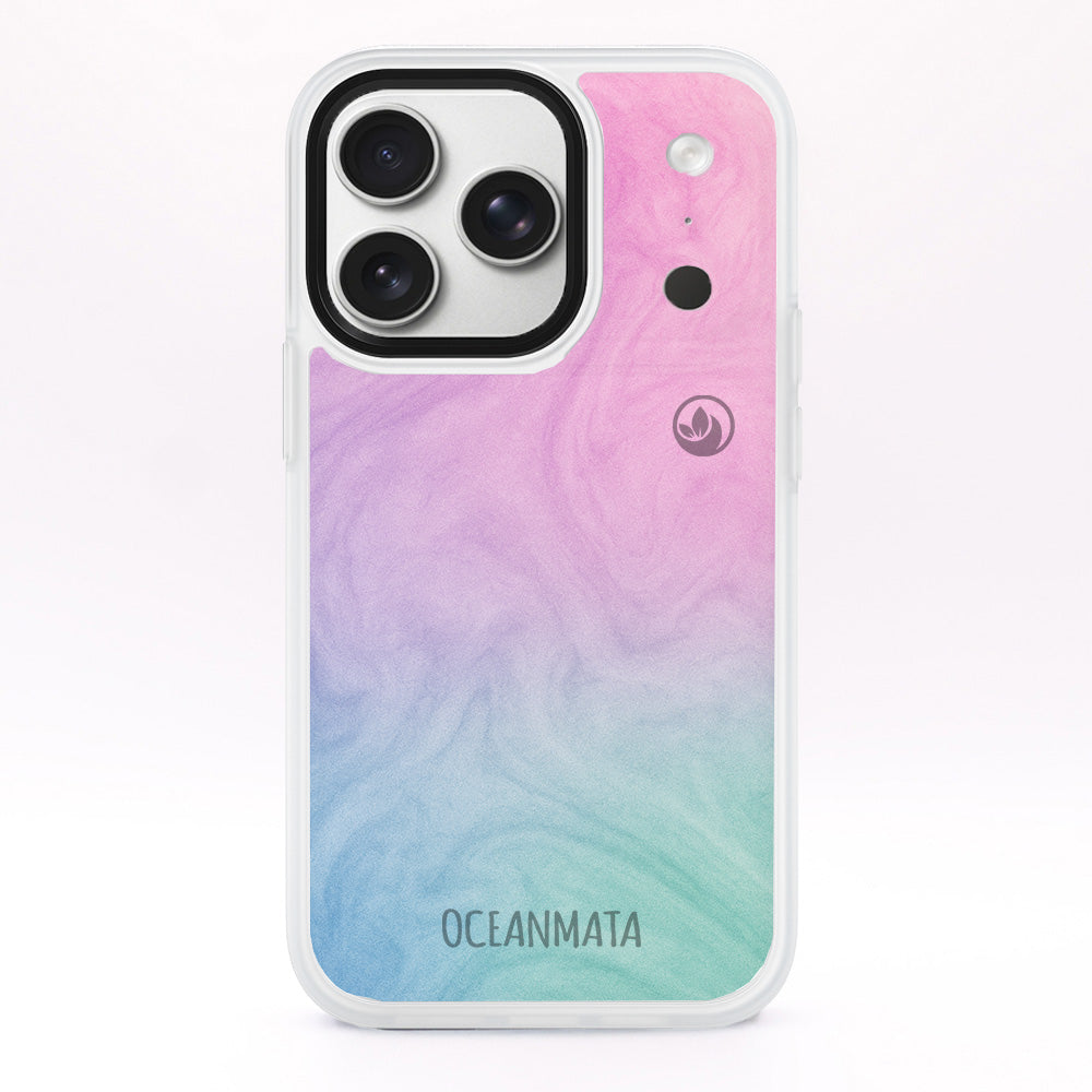 iPhone 17 pro max Hülle - "Colored Marble" - nachhaltig