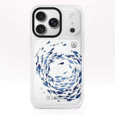 iPhone 17 pro max Hülle - Schwarm blau - "Swarmin" - nachhaltig