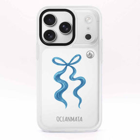 iPhone 17 pro Hülle - Schleife blau - "tideknot" - nachhaltig