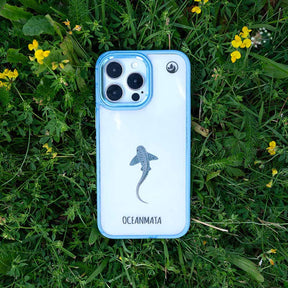 iPhone 14 pro max Hülle - Leopardenhai blau - "BlueLeopard" - nachhaltig