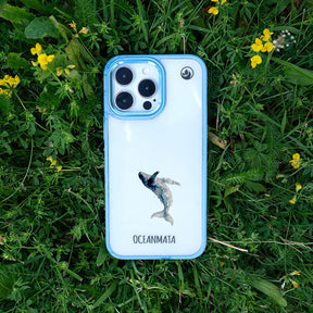 Samsung S24+ Hülle - Wal blau - "Joy" - nachhaltig