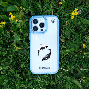 iPhone 11 pro Hülle - Orca blau - "OrcaFlow" - nachhaltig