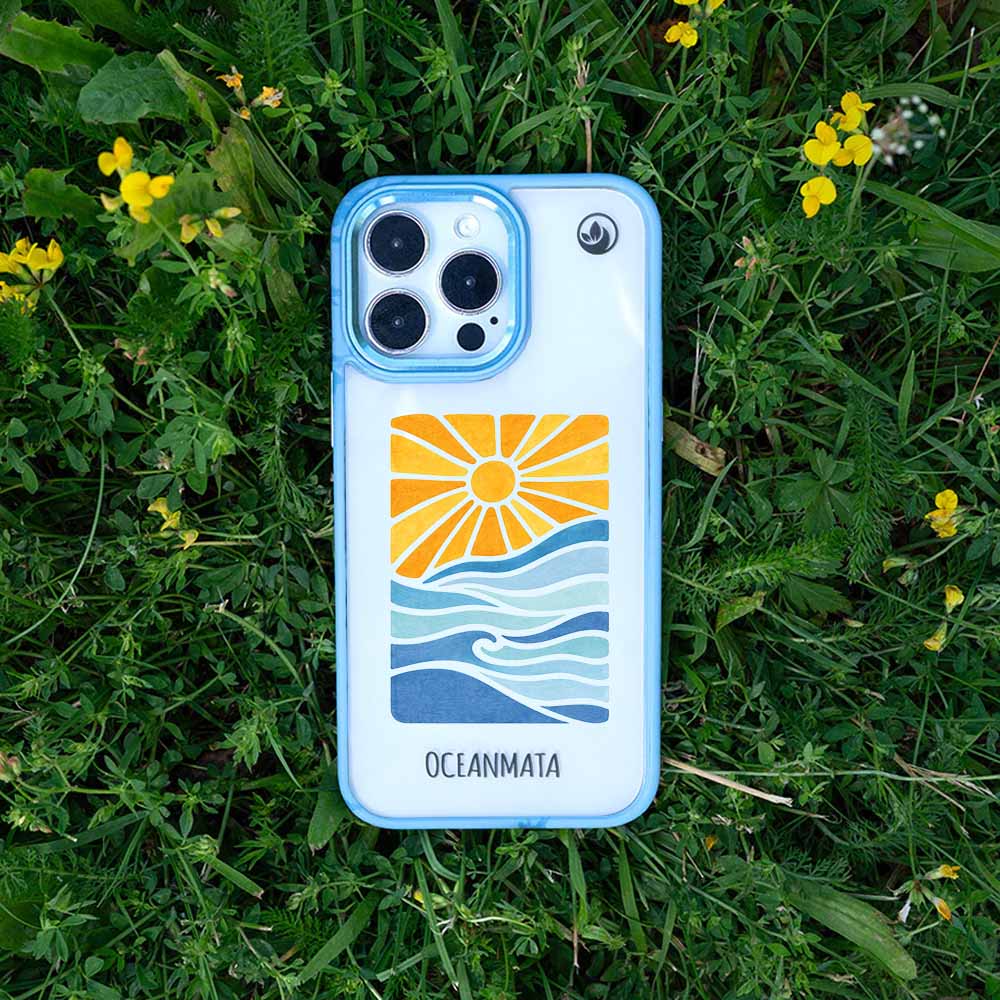 Samsung S25 Ultra Hülle - Meer blau - "Sun&Sea" - nachhaltig