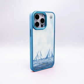 Samsung S25 Ultra Hülle - segeln blau - "BlueHorizon" - nachhaltig