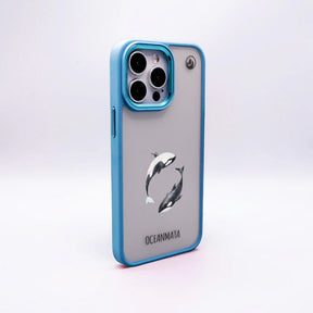 iPhone 15 pro Hülle - Orca blau - "OrcaFlow" - nachhaltig