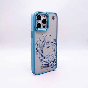 iPhone 14 pro max Hülle - Schwarm blau - "Swarmin" - nachhaltig