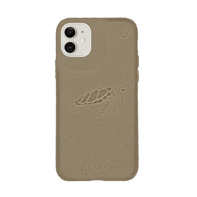 iPhone 11 Hülle - grün - "TURTLE" - nachhaltig