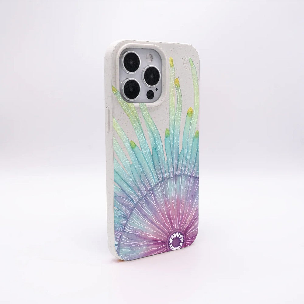 iPhone 13 mini Hülle - weiß - "jellybutton" - nachhaltig