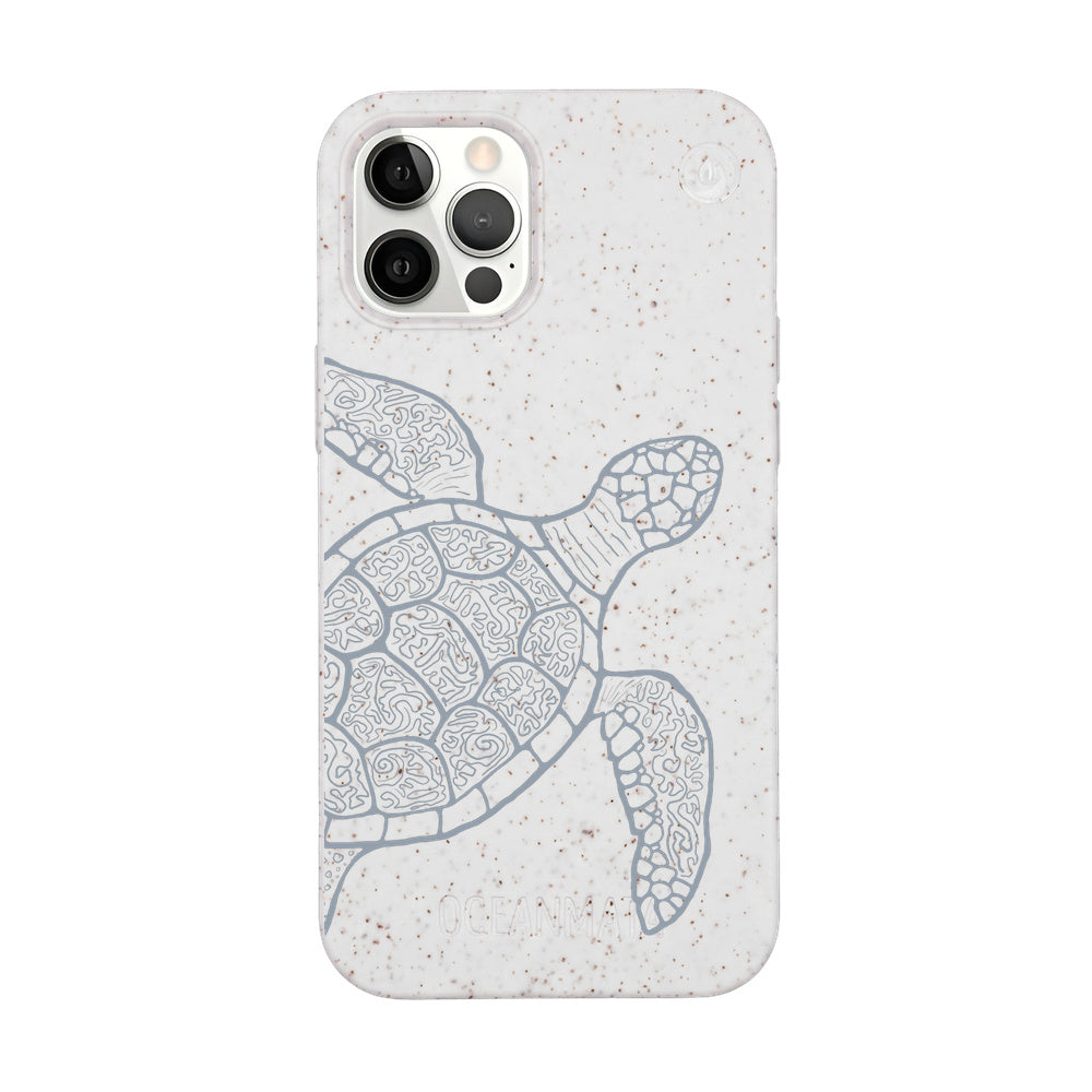 iPhone 12 pro / iPhone 12 Hülle - Schildkröte bunt - "Kura-Kura" - nachhaltig