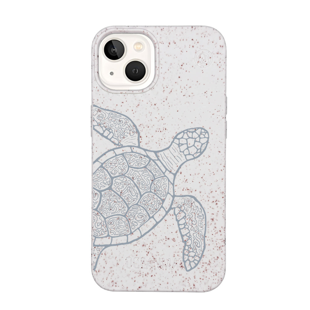 iPhone 13 Hülle - Schildkröte bunt - "Kura-Kura" - nachhaltig