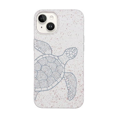 iPhone 14 Hülle - Schildkröte bunt - "Kura-Kura" - nachhaltig
