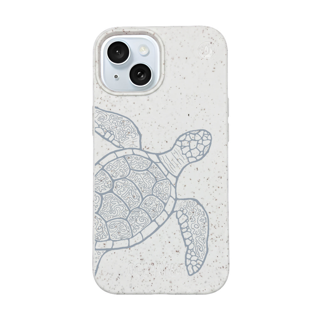 iPhone 15 Hülle - Schildkröte bunt - "Kura-Kura" - nachhaltig