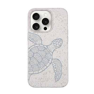iPhone 15 pro Case - Colorful Turtle - "Kura-Kura" - Sustainable