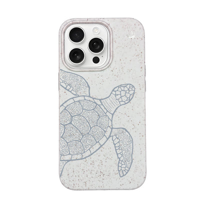 iPhone 16 Pro Case - Colorful Turtle - "Kura-Kura" - Sustainable