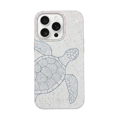 iPhone 16 pro Hülle - Schildkröte bunt - "Kura-Kura" - nachhaltig