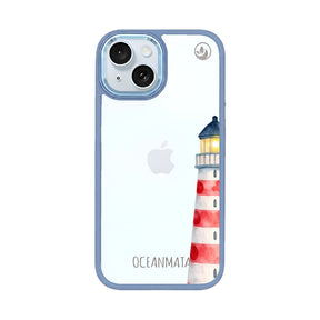 iPhone 15 Case - Lighthouse blue - "Lighthouse" - sustainable