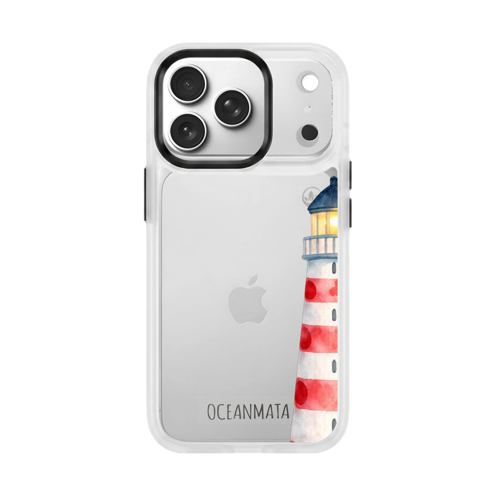 iPhone 17 pro max Hülle - Leuchtturm blau - "Lighthouse" - nachhaltig