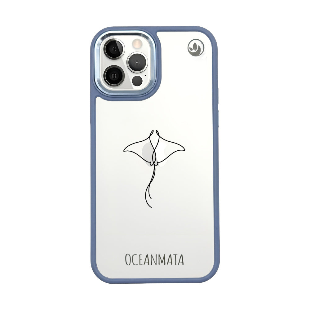 iPhone 12 pro / iPhone 12 Hülle - Mantarochen - "Mantaray" - nachhaltig