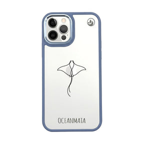iPhone 12 pro / iPhone 12 Hülle - Mantarochen - "Mantaray" - nachhaltig