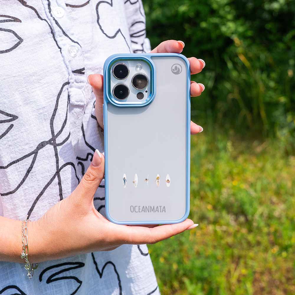 iPhone 11 Hülle - Surfing blau - "surfLife" - nachhaltig